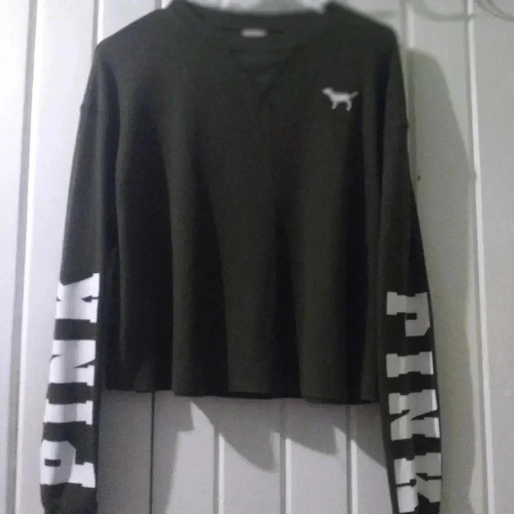 Vs pink waffle knit top X-small NWOT